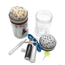 Needle insert bag plastic bottle storage sewing box set fabric sewing kit hand sewing tool E276