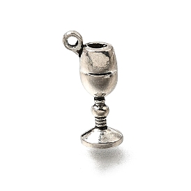 Tibetan Style Alloy Pendants, Goblet Charms
