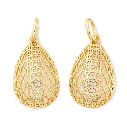 Латунные подвески, слеза, без кадмия и без свинца, стойки покрытие, долговечный, с целью перехода в кольце