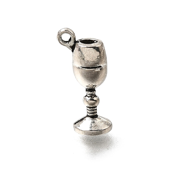 Tibetan Style Alloy Pendants, Goblet Charms