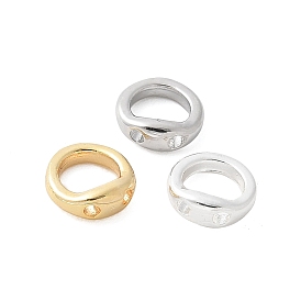 Латунные кольца-шармы-соединители, браслет ожерелье конец петля провод протектор