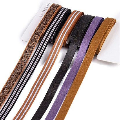 Наборы лент из полиэстера и поликоттона для Хэллоуина, для изготовления бантов, Подарочная упаковка