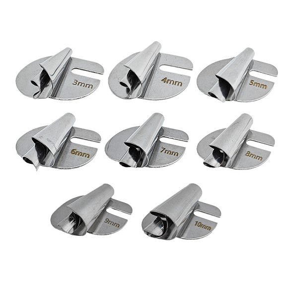 Stainless Iron Sewing Rolled Hemmer Foot, Wide Rolled Hem Pressure Foot
