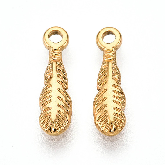 304 прелести нержавеющей стали, ионное покрытие (ip), очарование перьев