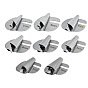 Stainless Iron Sewing Rolled Hemmer Foot, Wide Rolled Hem Pressure Foot