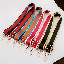 Cotton Polyester Adjustable Bag Shouder Straps, with Swivel Clasps, for Bag Replacement Accessories