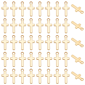 50 шт. Латунные подвески, крестик, долговечный, без никеля 