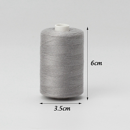 5 Rolls 5 Colors Polyester Prewound Bobbin Thread, for Embroidery and Sewing Machine