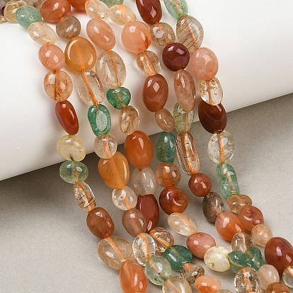 Природные агата бисером нити самородки, упавший камень