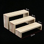 3-stufige Holz-Displaypodeste, Mehrzweck-Produktorganizer für Schmuck, Kosmetika, Brille anzeigen
