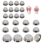 24шт. 3 стили латунь 3d вращающийся подшипник для нейл-арта, плоско-круглые