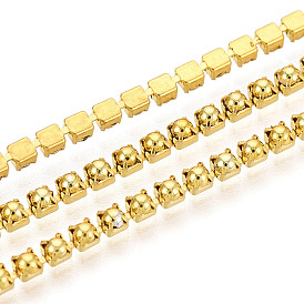 Цепочки из железа и АБС-пластика с имитацией жемчуга, цепочки из искусственного жемчуга ABS, с катушкой, платина