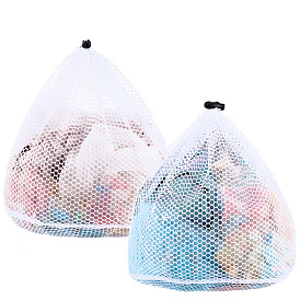 2 шт. 2 стили полиэстеровые мешки для белья со шнурком, органайзер для грязной одежды, прямоугольные