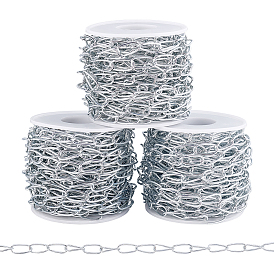 3шт. железные цепи с овальными звеньями, пайки