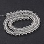 Frosted Glass Round Bead Strands