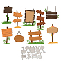 Guidepost Carbon Steel Cutting Dies Stencils, for DIY Scrapbooking/Photo Album, Decorative Embossing DIY Paper Card