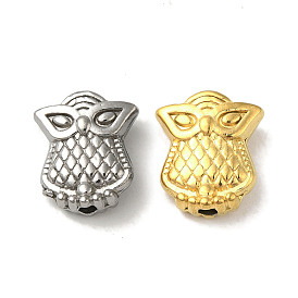 Ion Plating(IP) 304 Stainless Steel Beads, Owl
