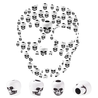 Craft Style Acrylic Beads, Skull