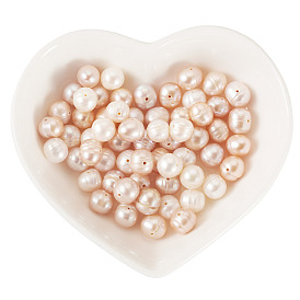 60шт. 3 стили нити натуральных культивированных пресноводных жемчужных бусин, рифленый картофель