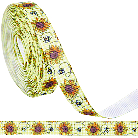 Репсовые ленты из полиэстера с принтом пчел, Подарочная упаковка