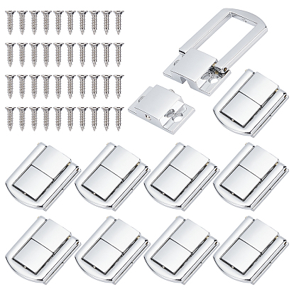 10шт. литье под давлением из цинкового сплава, замки для литья под давлением