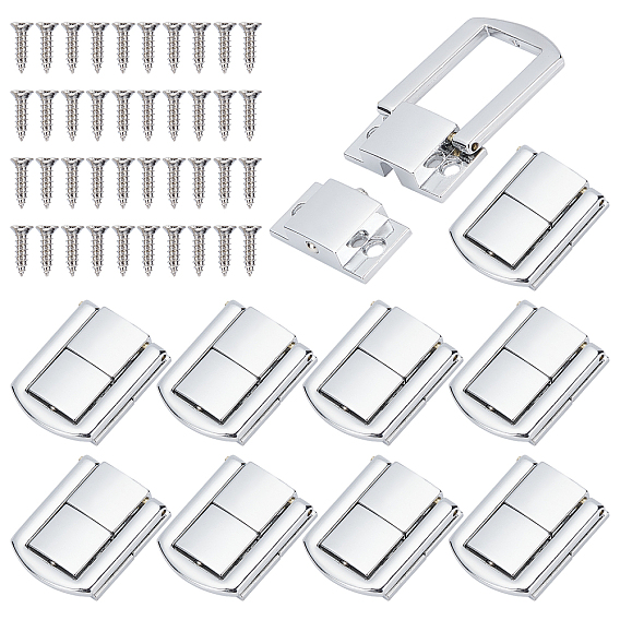 10шт. литье под давлением из цинкового сплава, замки для литья под давлением