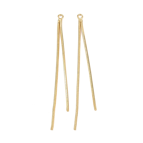 Латунные большие кулоны, подвески-кисточки