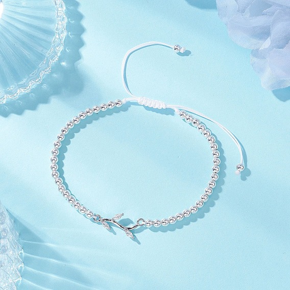 Латунные прозрачные кубические циркониевые браслеты с звеньями, гальванизированные немагнитные синтетические гематитовые круглые бусины плетеные браслеты из бусин для женщин