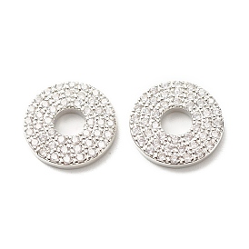 Экологически чистое латунное связующее кольцо из кубического циркония с микропаве, долговечный, без свинца и без кадмия, кольцо