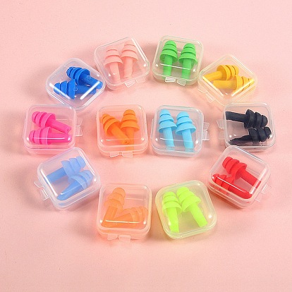 Soft Silicone Ear Plugs for Noise Cancelling, Hearing Protection for Sleeping, Work, Study