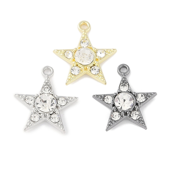 Стойки подвески обшивки сплава, со стразами, без кадмия, без никеля и без свинца, звезда