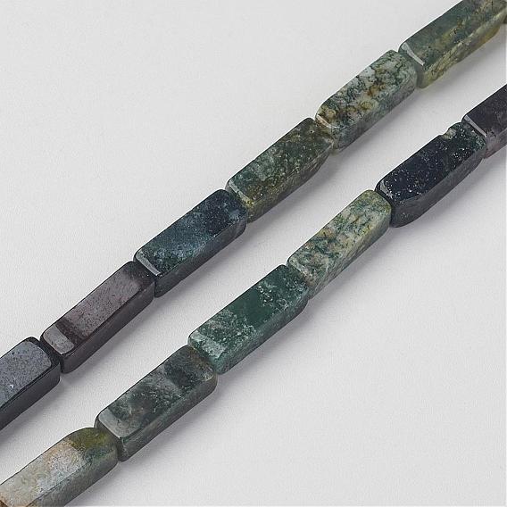 Природного индийского агата бисер нитей, кубоид