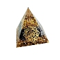 Resin Orgone Pyramid, for Chakra Meditation, Spiritual Balance