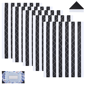 Autocollants d'angle en papier photo, pour un cadre de scrapbooking DIY, album photo, triangle