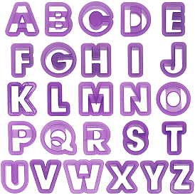 26шт. формочки для печенья из АБС-пластика, инструменты для выпечки, Письмо ~ Z