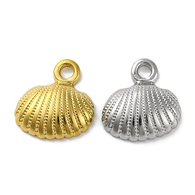 304 Stainless Steel Pendants, Shell Charm