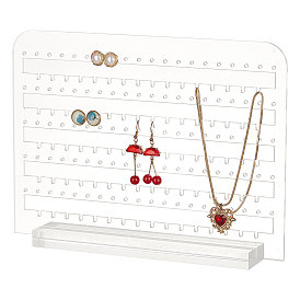 6-ярусные прозрачные акриловые подставки для сережек, органайзер для серег