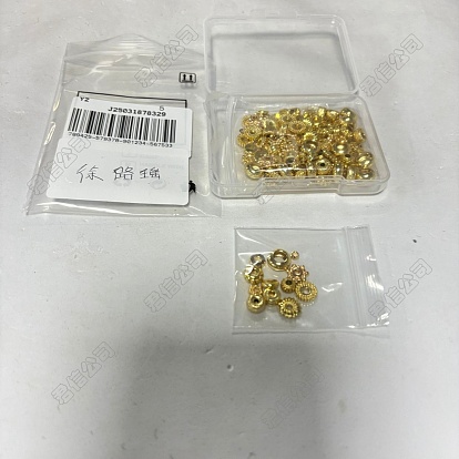 120Stk 12 Stile Messingperlen