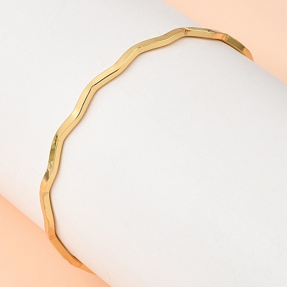 Витые 304 браслеты из нержавеющей стали для женщин