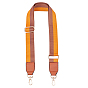 Stripe Pattern Adjustable Nylon Bag Strap, with Zinc Alloy Clasps, for Bag Replacement Accessories