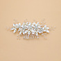 Handmade Bridal Hair Comb with Dance Party Hairstyle Headdress and Woven Flower