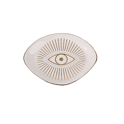 Eye Ceramic Jewelry Plates, Storage Tray for Rings, Necklaces, Earring