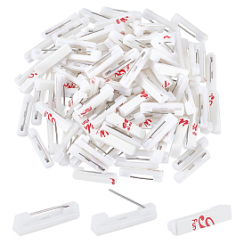 Пластиковые штыри, с клейкой брошью и железным штифтом, прямоугольные