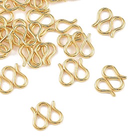 SHEGRACE Brass S-Hook Clasps, Nickel Free