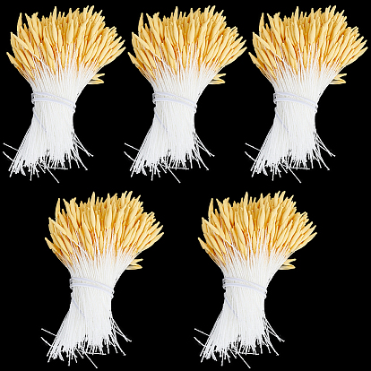 5 Bundles Cotton and Gesso Artificial Flower Core