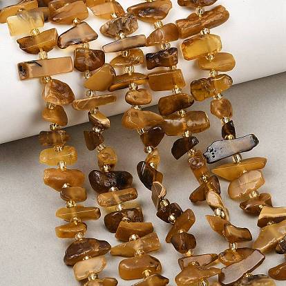 Янтарные шарики нити, самородки, с бисером