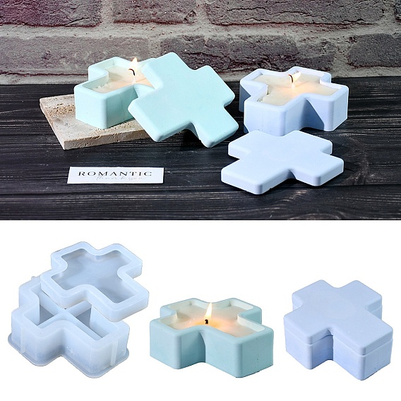 Крест силиконовые формы, формы для свечей, формы для литья гипсовой смолы