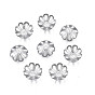 304 caps d'acier inoxydable, multi-pétale, fleur