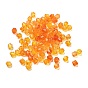 (Defective Closeout Sale:Cross Color), Transparent Acrylic Beads, Bicone