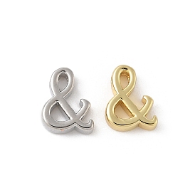 Латунные бусины, & символ, долговечный, без свинца и без кадмия